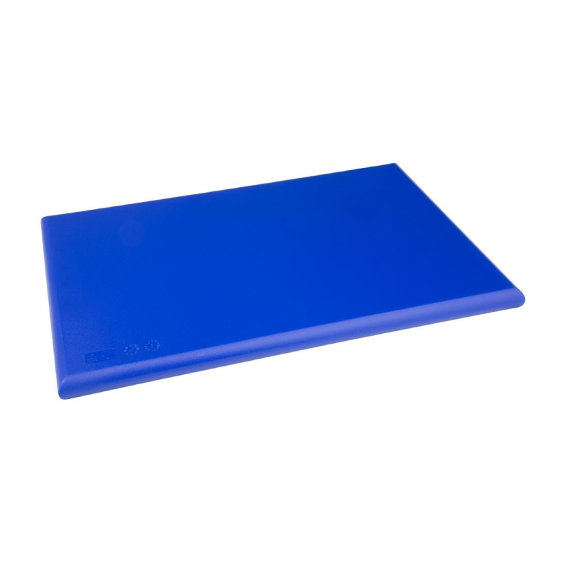 Planche &agrave; d&eacute;couper &eacute;paisse haute densit&eacute; Hygiplas bleue - 25x450x300mm - R&eacute;f. J036 - Hygiplas