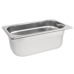 Roestvrij stalen gastronorm bakje GN 1/4 100 mm - Vogue - K819