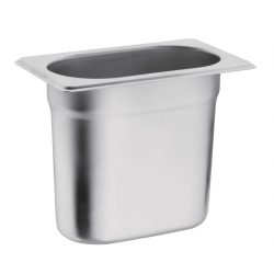 GN 1/9 150 mm roestvrij stalen Gastronorm bak - Vogue - K826