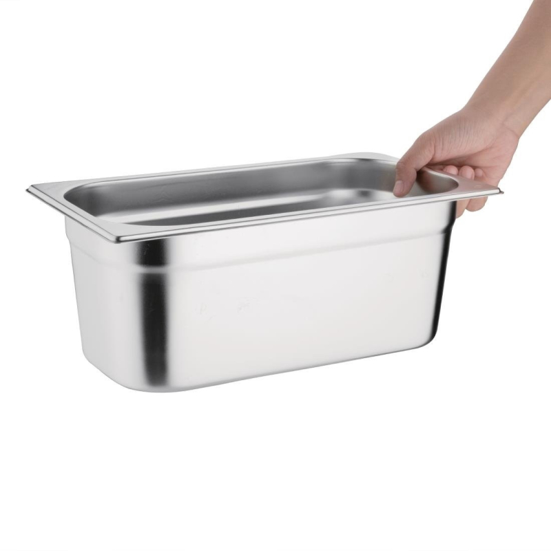Roestvrijstalen gastronorm bak GN 1/3 100 mm - Vogue - K933