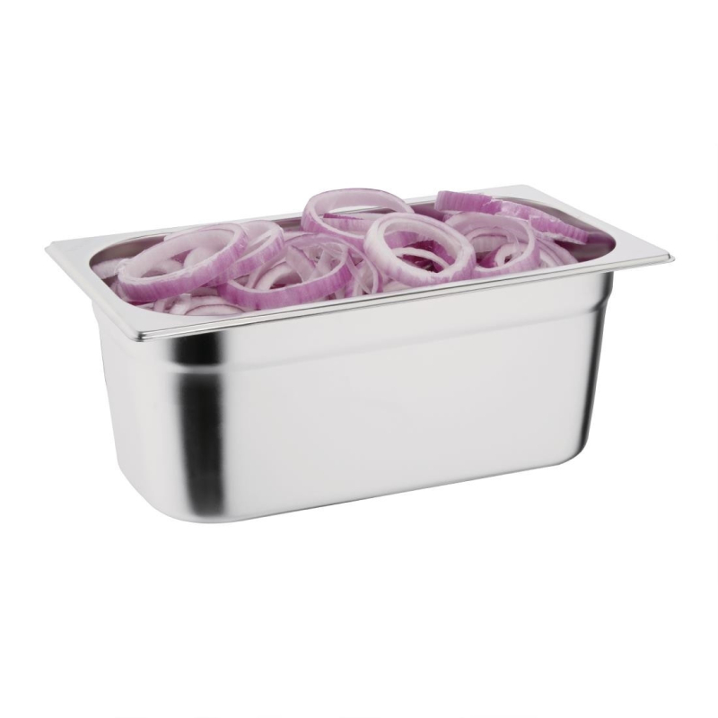 Roestvrijstalen gastronorm bak GN 1/3 100 mm - Vogue - K933