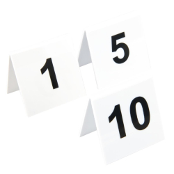 Lot de num&eacute;ros de table en...