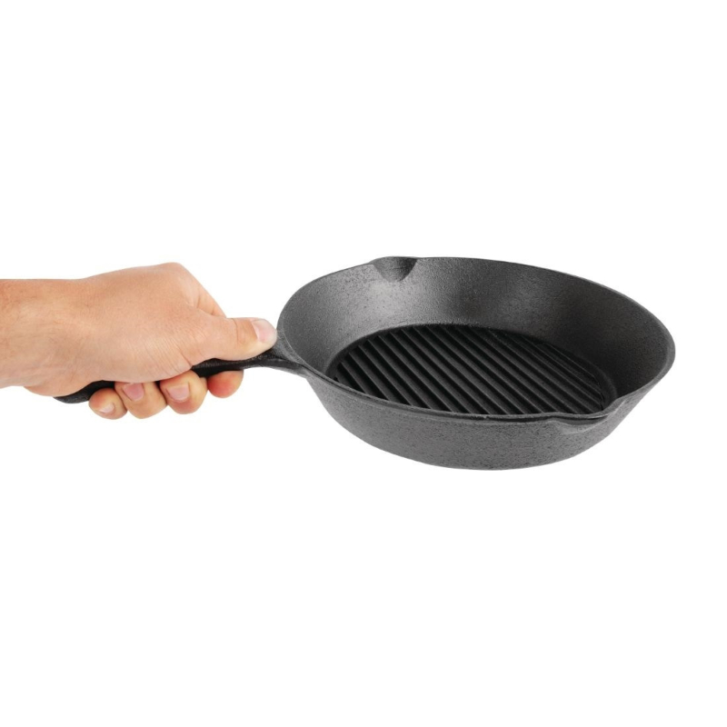 Po&ecirc;lon rond en fonte rainur&eacute; 267mm - M652 - Vogue