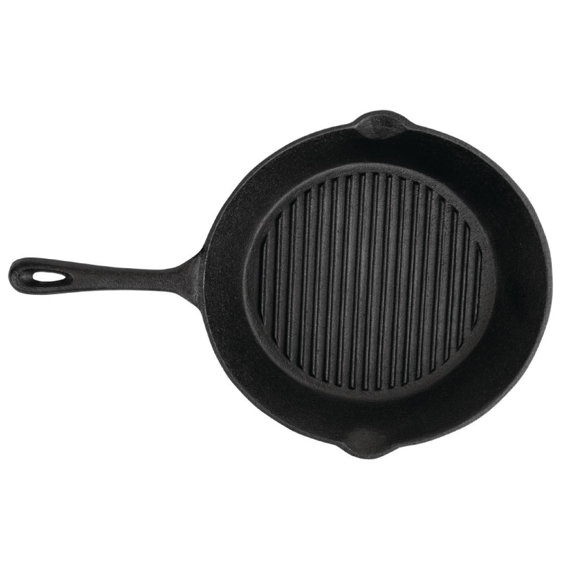 Po&ecirc;lon rond en fonte rainur&eacute; 267mm - M652 - Vogue