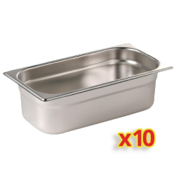 Lot de 10 bacs GN1/4 Vogue...