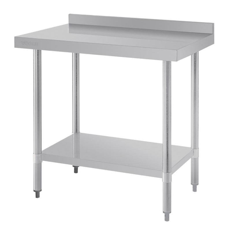 Table Inox avec Dosseret 900x600 - T380 - Vogue