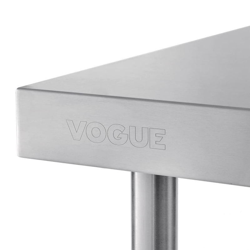 Table Inox avec Dosseret 900x600 - T380 - Vogue