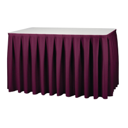 Jupe de table pliss&eacute;e...