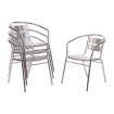 Aluminium stapelstoelen - Bolero - U419