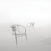 Fauteuils empilables en aluminium - Bolero - U419