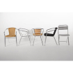Fauteuils empilables en aluminium - Bolero - U419