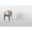 Fauteuils en fr&ecirc;ne et aluminium 730 mm - Bolero - U421