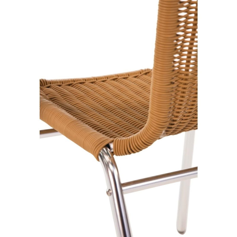 Rotan en aluminium stapelbare fauteuils - Bolero - U422