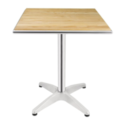 Essen tafel vierkant 600 mm - Bolero - U430