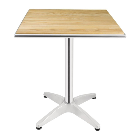 Essen tafel vierkant 600 mm - Bolero - U430