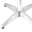 Table carr&eacute;e en fr&ecirc;ne 600 mm - Bolero - U430