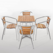 Essen tafel vierkant 600 mm - Bolero - U430