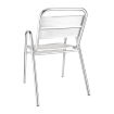 Aluminium stapelbare fauteuils met armleuning - Bolero - U501