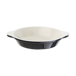 Plat &agrave; gratin rond noir...