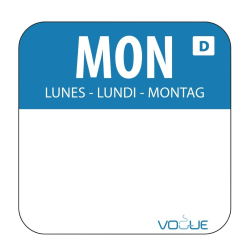 Oplosbare voedsel etiketten...