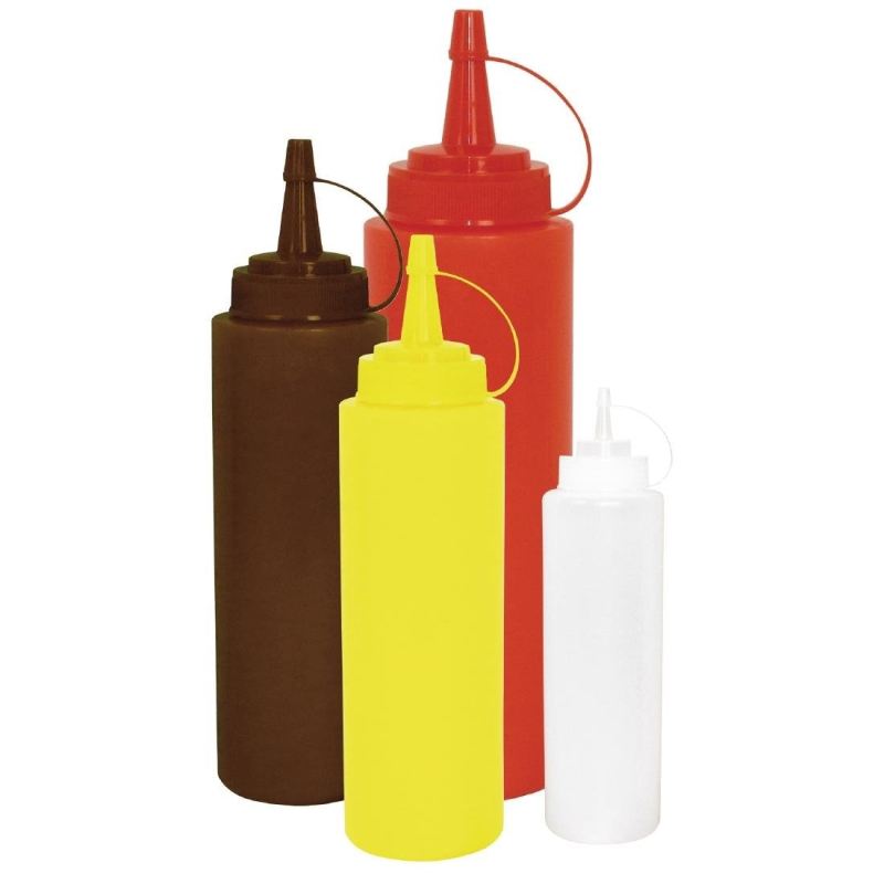 Distributeur de sauce Vogue 340ml rouge - K093 - Vogue