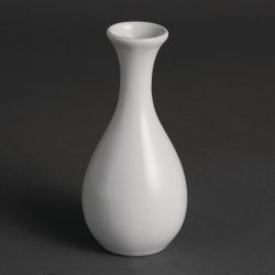 Witte flesvazen 125mm Olympia