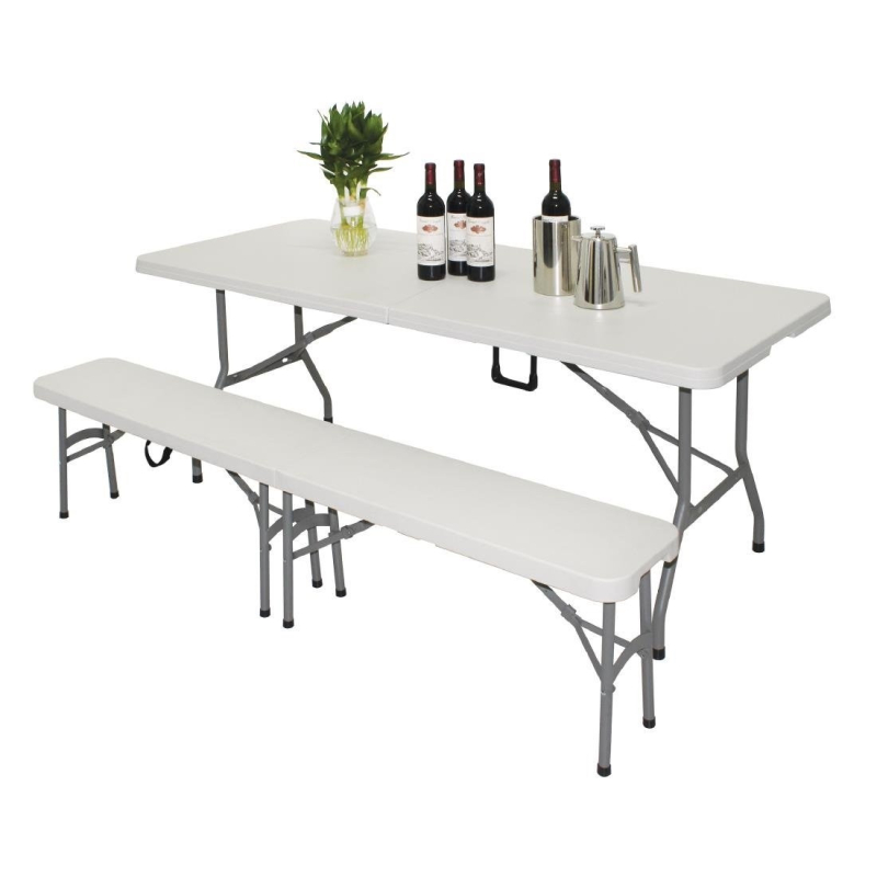 Opvouwbare bank in het midden Bolero 1830mm - Gastronoble - Y817
