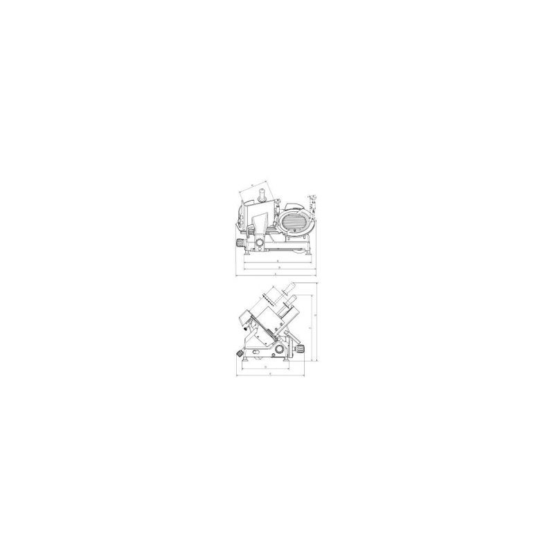 Zwaartekracht snijmachine - Noaw - G/CL