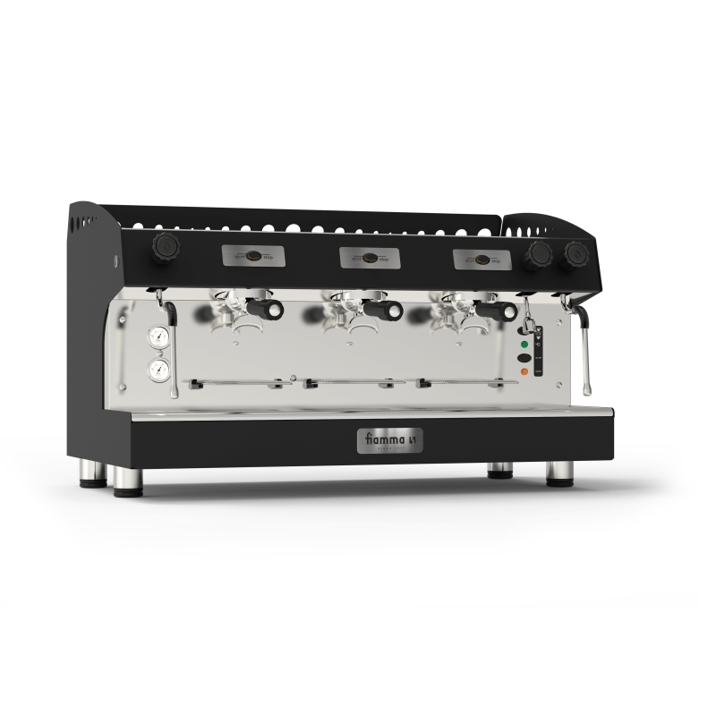 Espressomachine - Caravel 3 TC Zwart - Fiamma