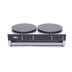 Professionele cr&ecirc;pe maker 2 platen &Oslash; 400 mm