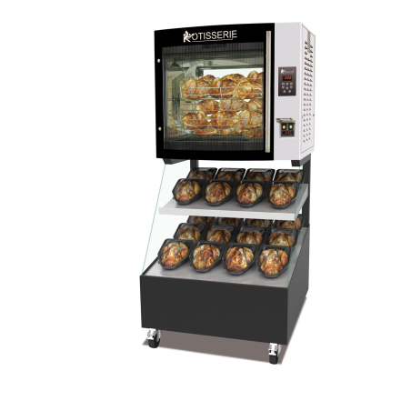 Mini-Concept elektrische rotisserie met roestvrij stalen Roti-Roaster - ROTISOL - 8.520iF2LSP8