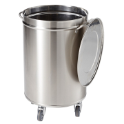 Poubelle inox ronde 50L - Sofinor - CPB05R1