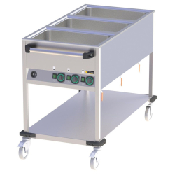 Trolley 3 bain-marie gn 1/1...