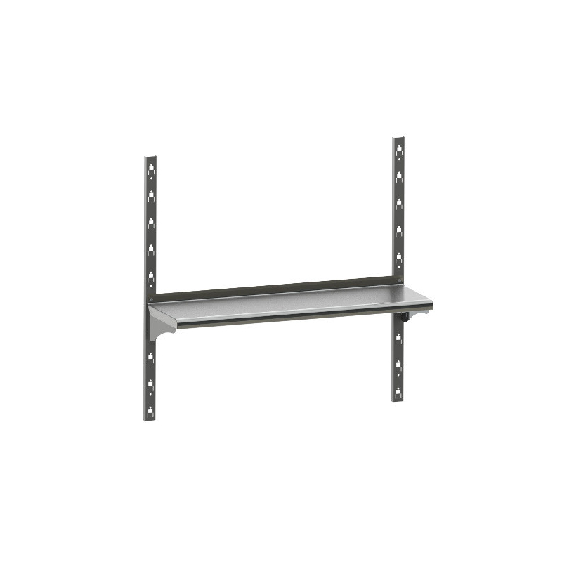Etagere murale rayonnee reglable 1500x300 2 consoles - Sofinor