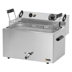 Friteuse 16l met tapkraan...