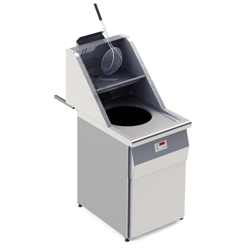 Friteuse santana - 1 ronde bak propaangas - Sofinor