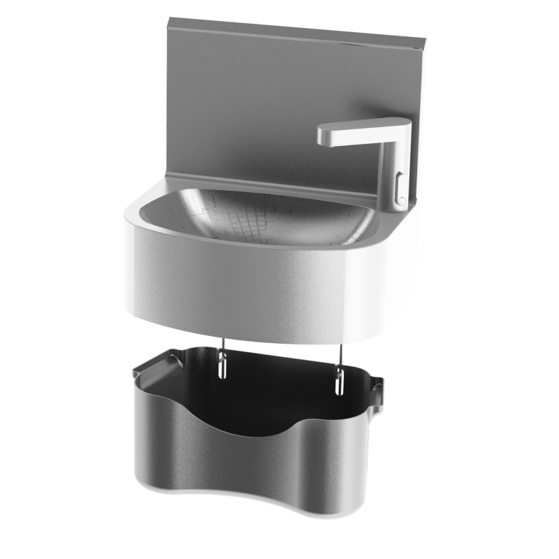 Lave-mains electronique monobloc 470x480x360 - Sofinor - LMAMEP