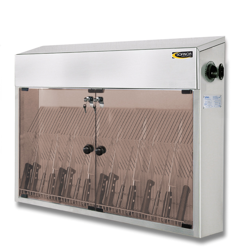 Armoire desinfection - 30 ctx 1036/1060x150x646 avec serrure - Sofinor