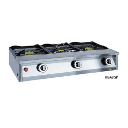 Gas kookplaat 3 branders Ontsteking 1x3.1 & 2x4.6kw -&hellip;