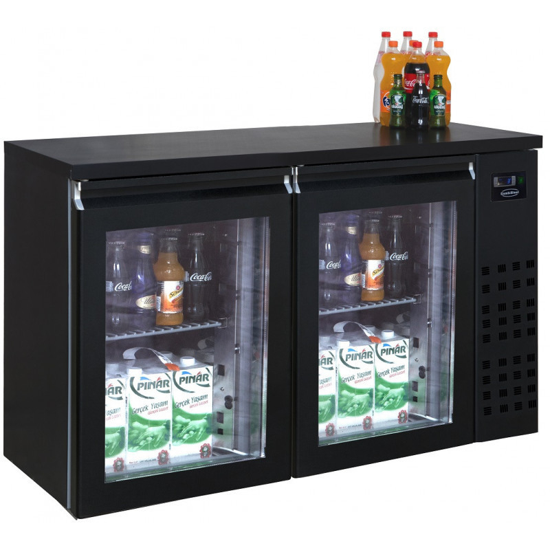 Achterbar - 2 glazen deuren - Combisteel - 7489.5285