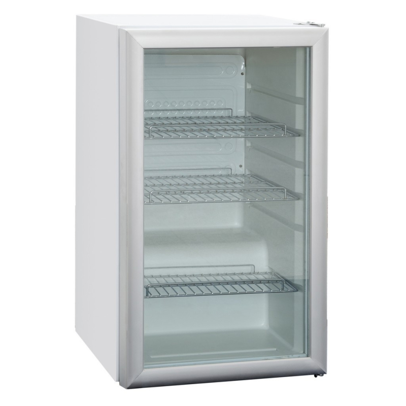 R&eacute;frig&eacute;rateur &agrave; porte vitr&eacute;e, 105 Litres - DKS122E