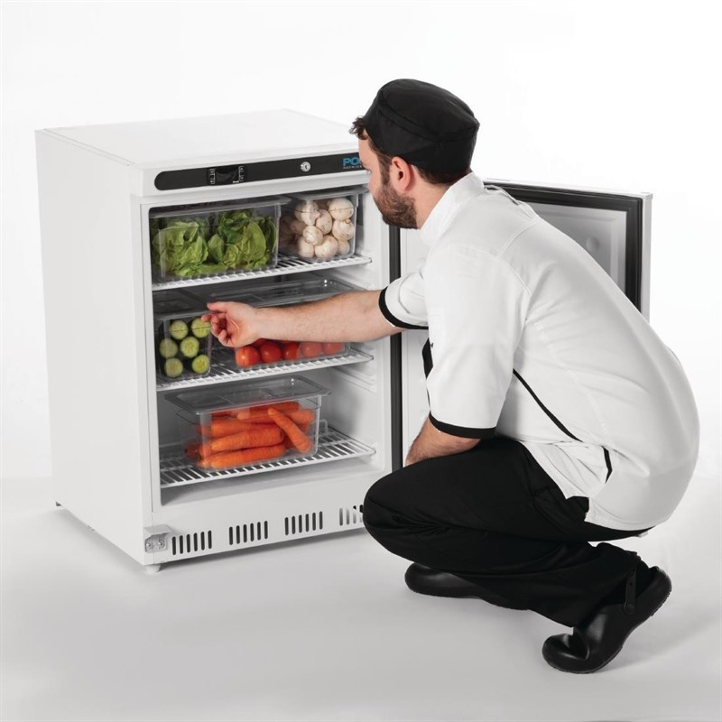 Polar C Serie 140L Roestvrij Staal Negatieve Tafel Achter Bar