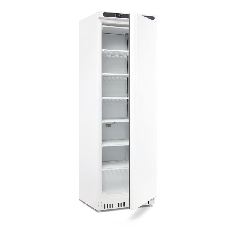 Witte 1-deurs negatieve koelvitrine 365L Polar C serie