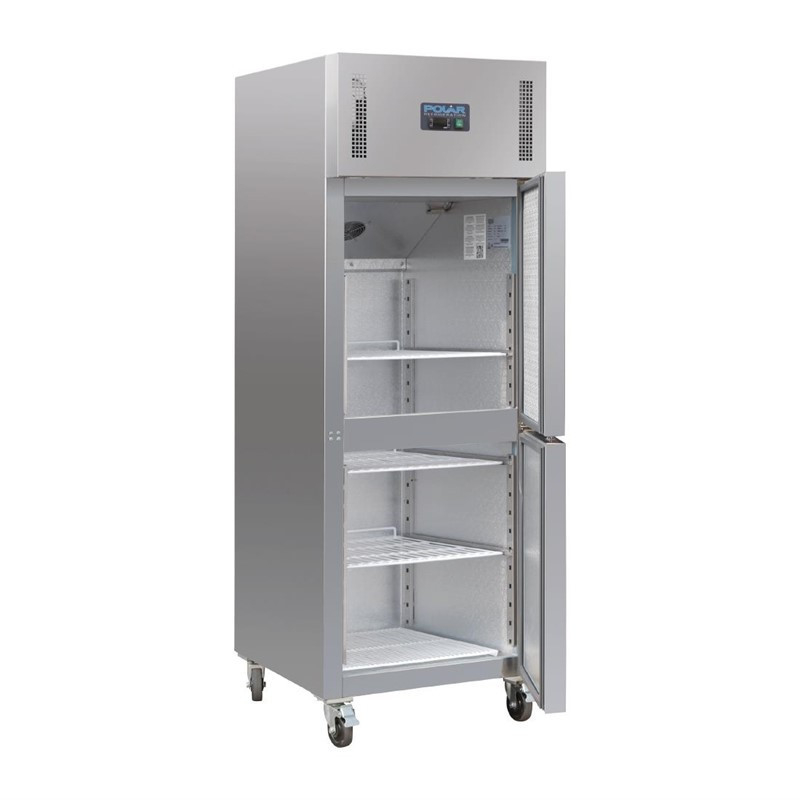 Negatieve koelvitrine met 2 deuren GN 2/1 Polar G serie