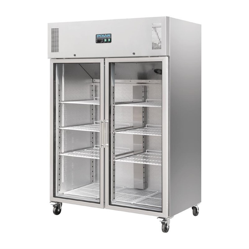 Positieve koelvitrine 2 deuren GN 2/1 770L - CW198 - Polar Serie G
