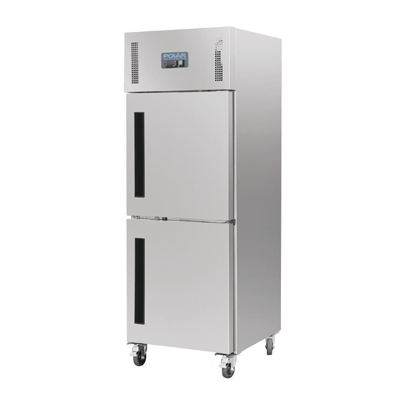 Positieve koelvitrine met 2 deuren GN 2/1 Polar G Serie