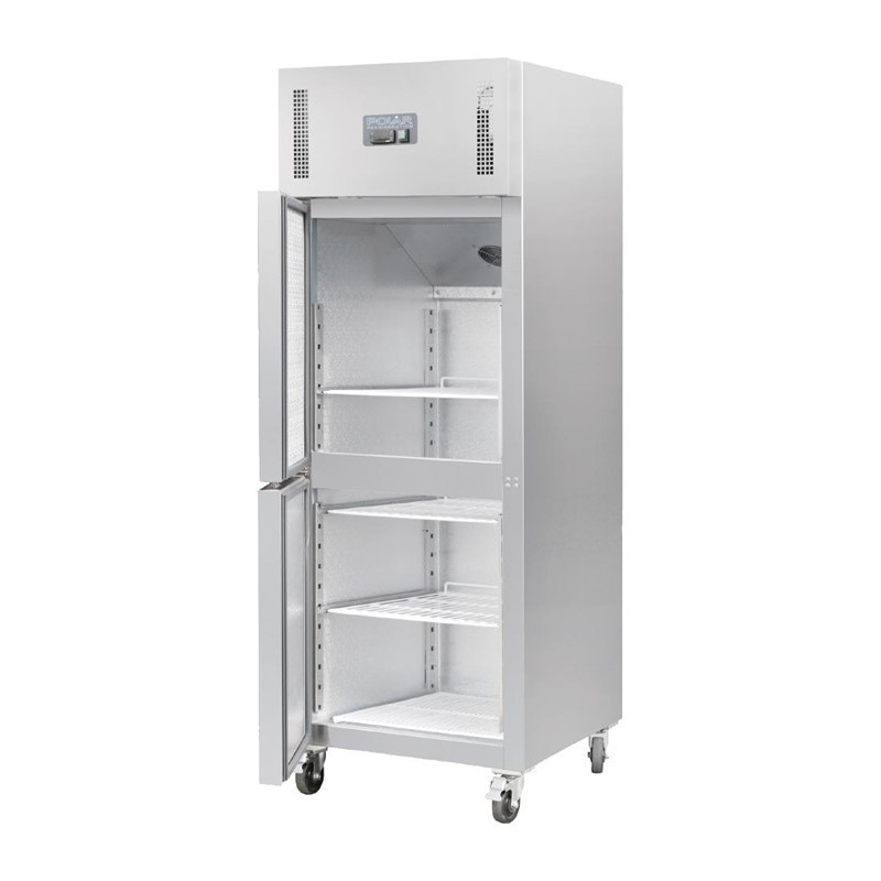 Positieve koelvitrine met 2 deuren GN 2/1 Polar G Serie