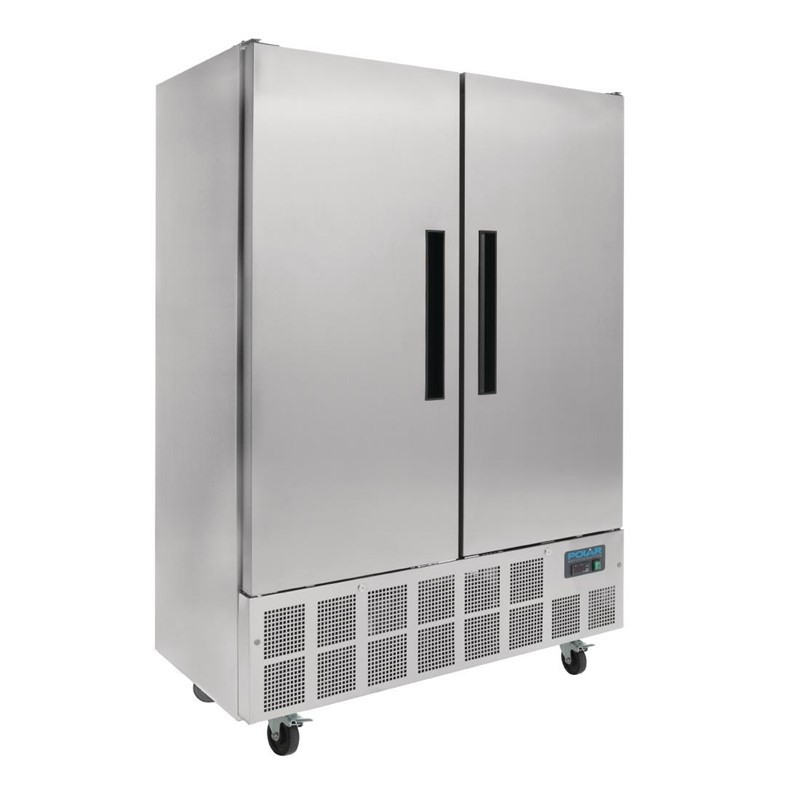 Armoire r&eacute;frig&eacute;r&eacute;e positive 2 portes 960L - Capacit&eacute; utile 671L - R&eacute;f. GD879 - Polar