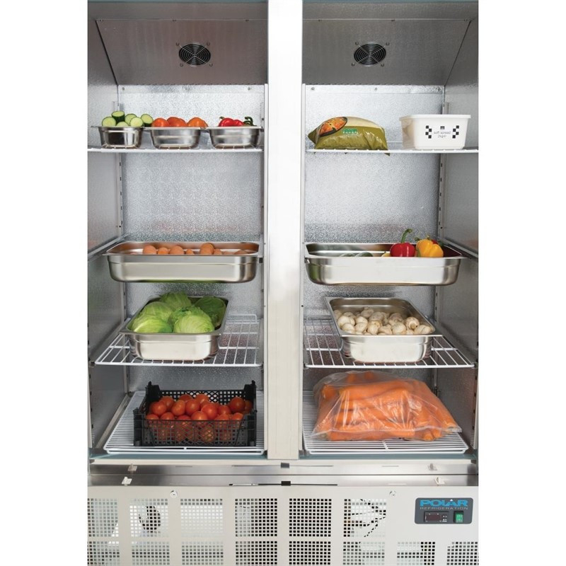 2-deurs positieve koelvitrine 960L Polar G Serie