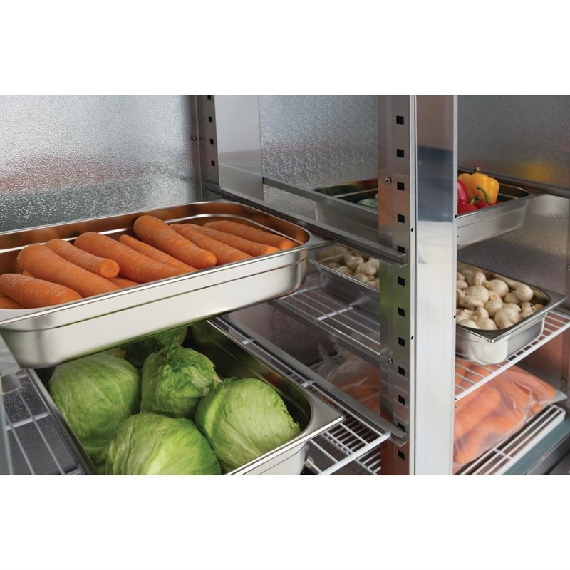 2-deurs positieve koelvitrine 960L Polar G Serie